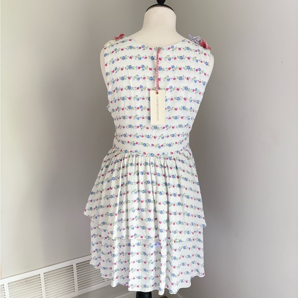 Loveshackfancy Shayna Mini Dress Lilac Crema Size 2 NWT - Picture 5 of 8